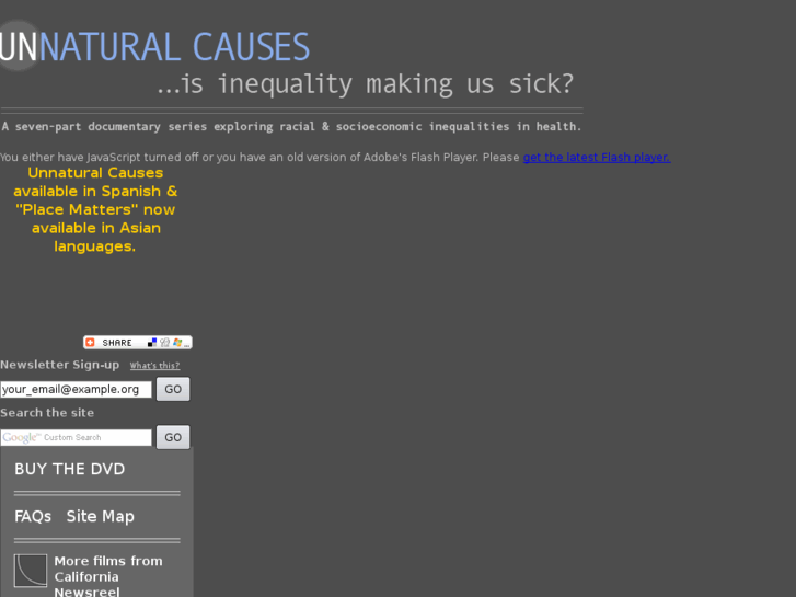 www.unnaturalcauses.org