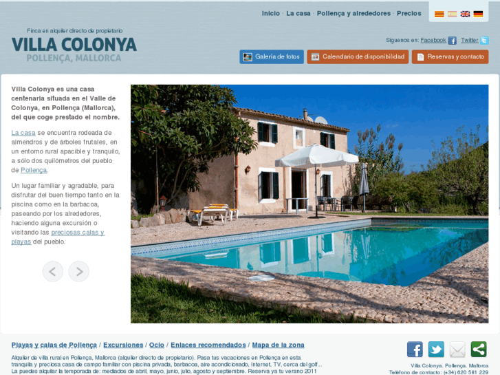 www.villacolonya.com