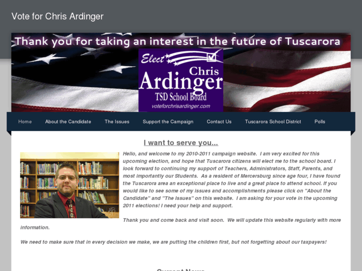 www.voteforchrisardinger.com