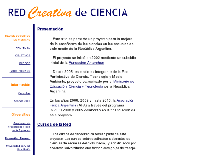 www.cienciaredcreativa.org