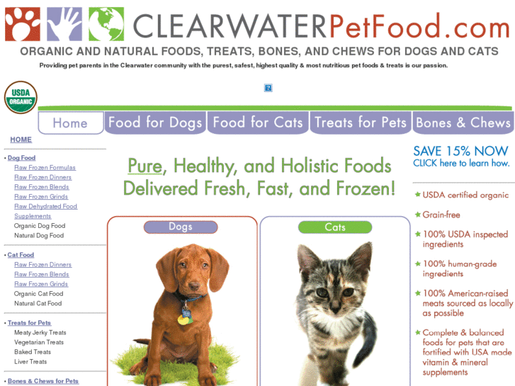 www.clearwaterpetfood.com