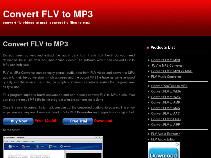 www.convertflvtomp3.net