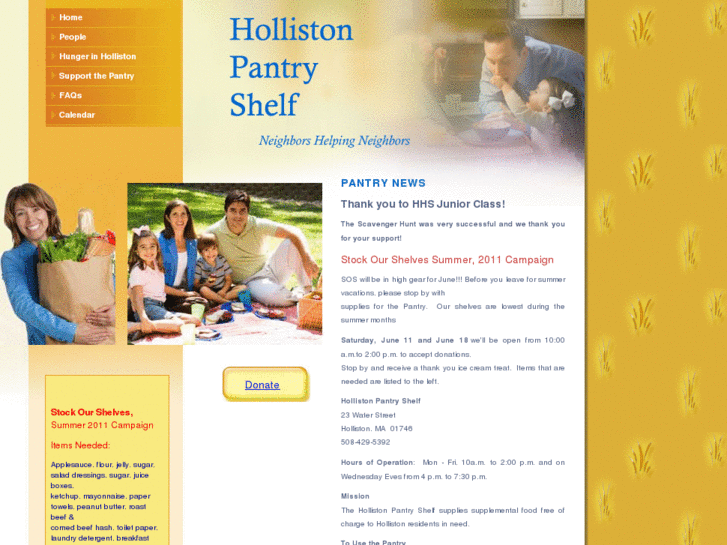 www.hollistonpantryshelf.org