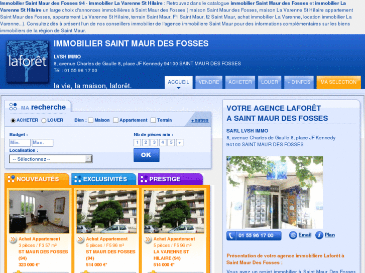 www.laforet-immobilier-saint-maur.com