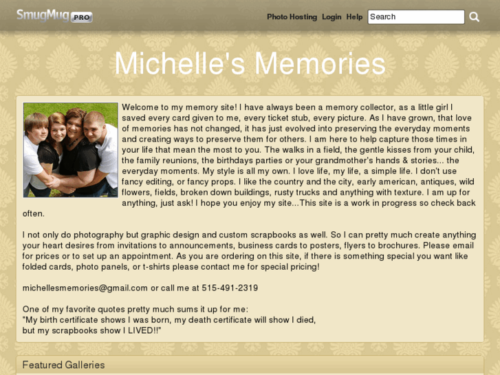 www.michellesmemories.com