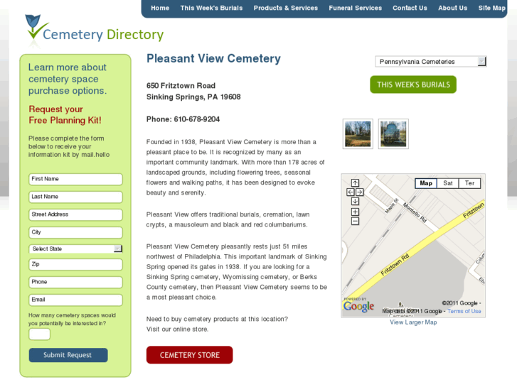 www.pleasantviewcemetery.com