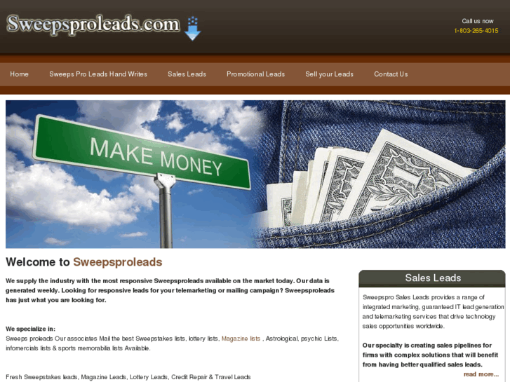 www.sweepsproleads.com