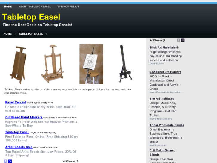 www.tabletop-easel.net