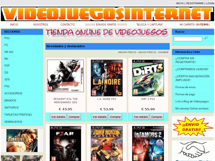 www.videojuegosinternet.com