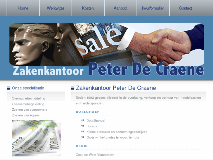 www.zakenkantoorpeterdecraene.be