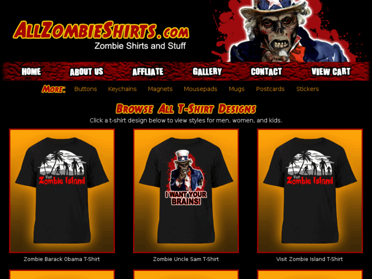 www.allzombieshirts.com