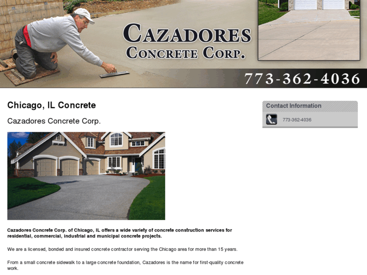 www.cazadoresconcrete.com