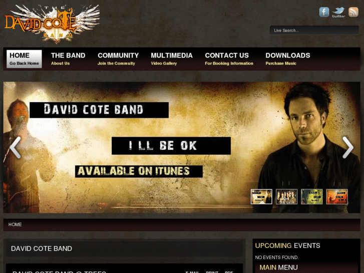 www.davidcoteband.com