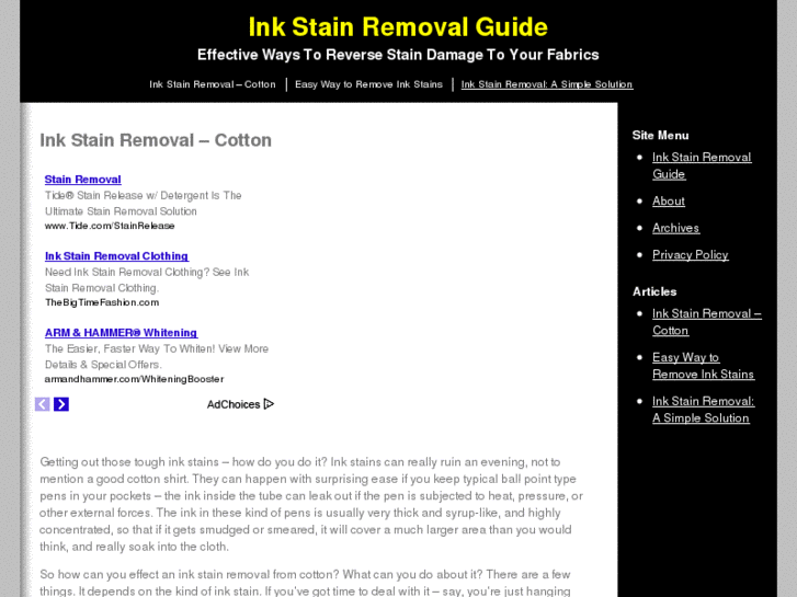 www.inkstainremovalguide.com