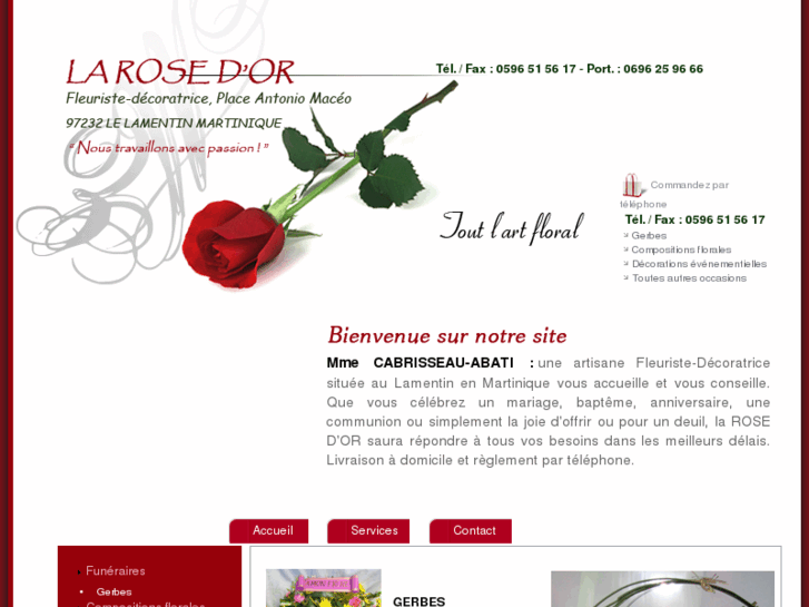 www.larosedorfleurs.com