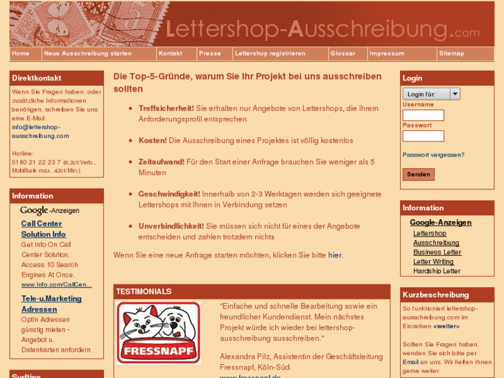 www.lettershop-ausschreibung.com