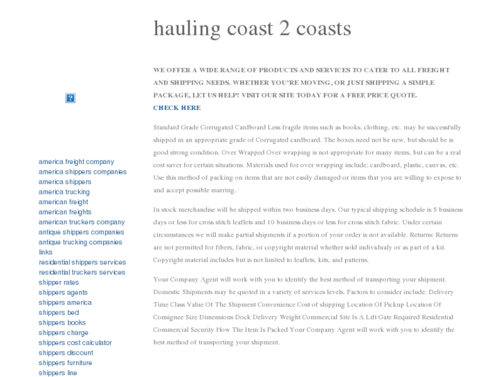 www.hauling-coast-2-coasts.com