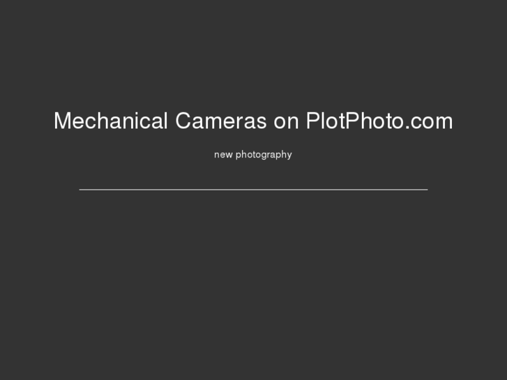 www.mechanicalcameras.com