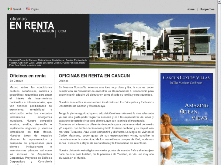 www.oficinasenrentaencancun.com