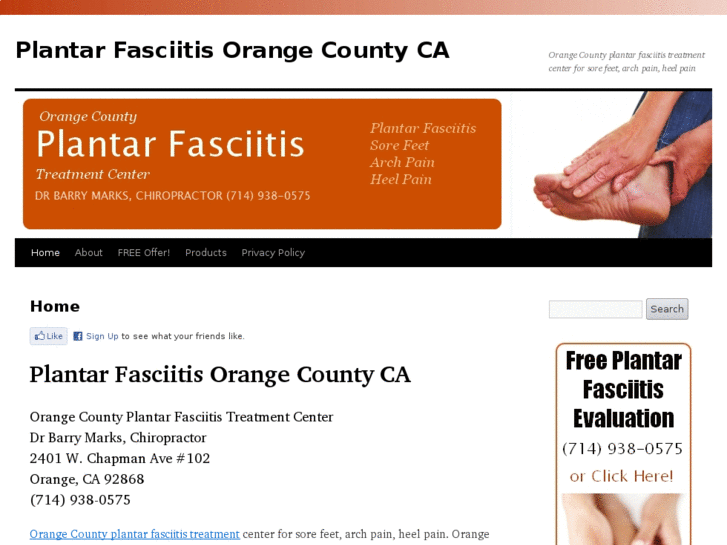 www.plantarfasciitisorangecountyca.com