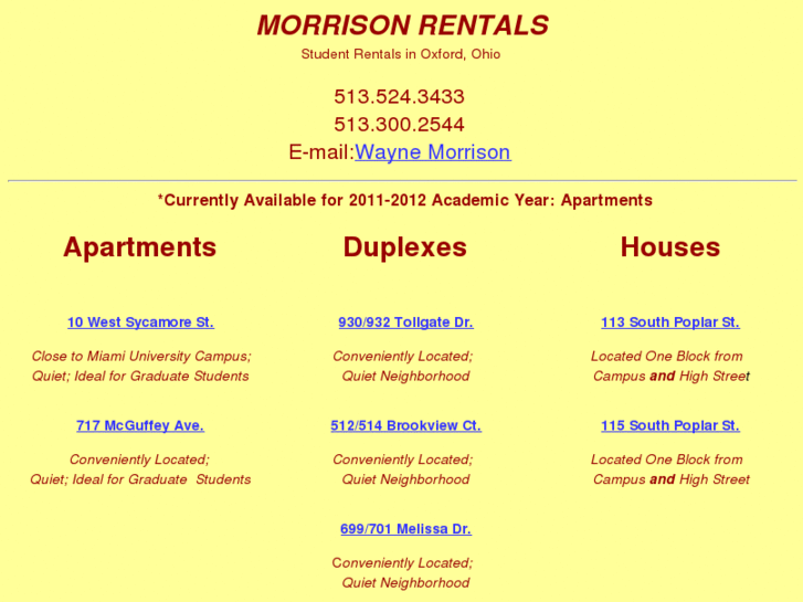 www.rentalapartmentsinoxfordohio.com