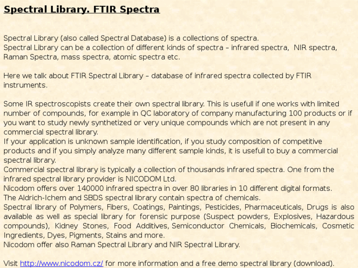 www.spectral-library.com