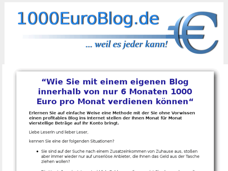www.1000euroblog.de