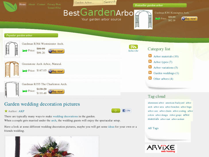 www.bestgardenarbor.com