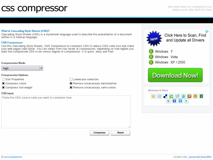 www.csscompressor.com