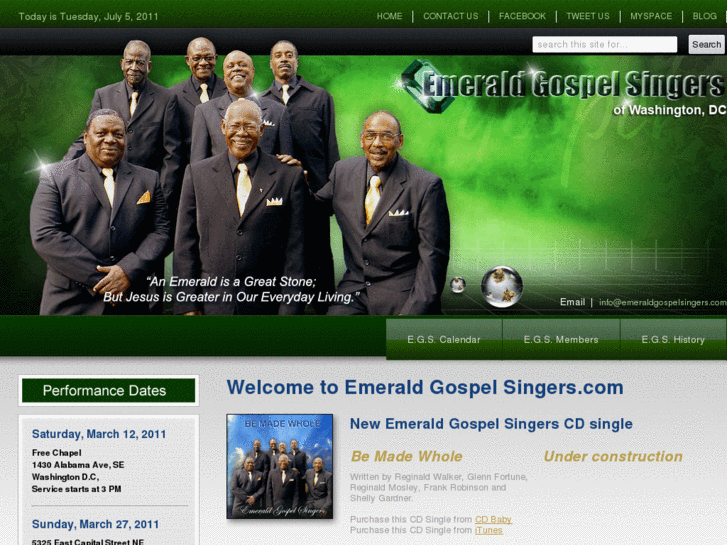 www.emeraldgospelsingers.com