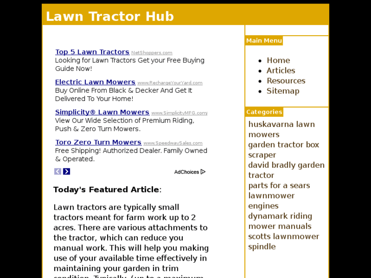 www.lawntractorhub.info