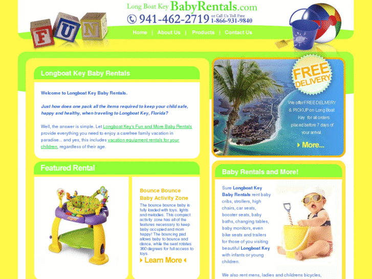 www.longboatkeybabyrentals.com