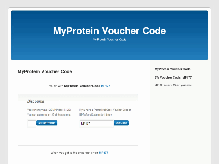 www.myproteinvouchercode.info