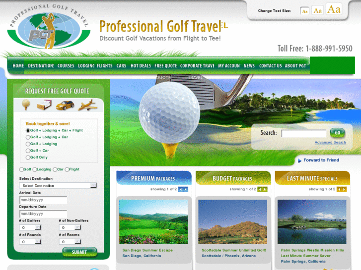 www.professionalgolftravel.com