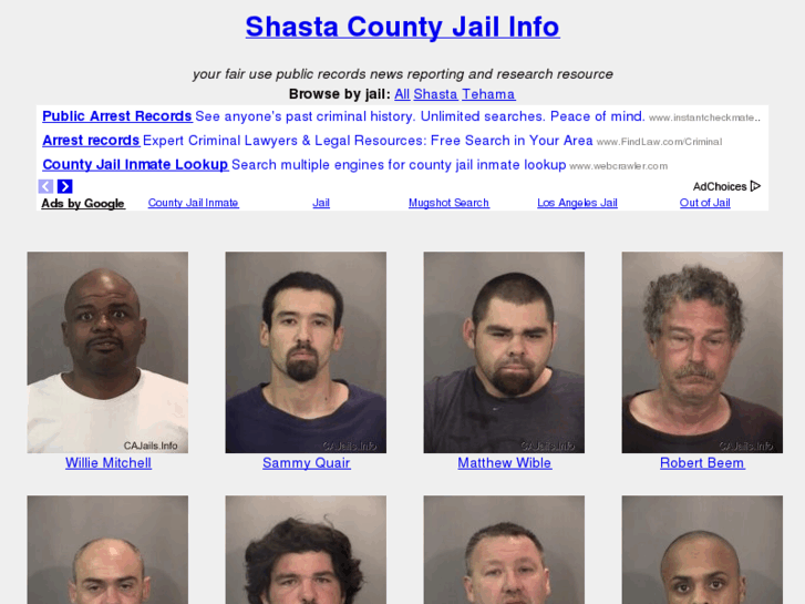 www.shastacountyjail.info