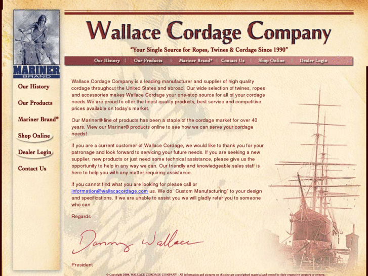 www.wallacecordagecompany.com