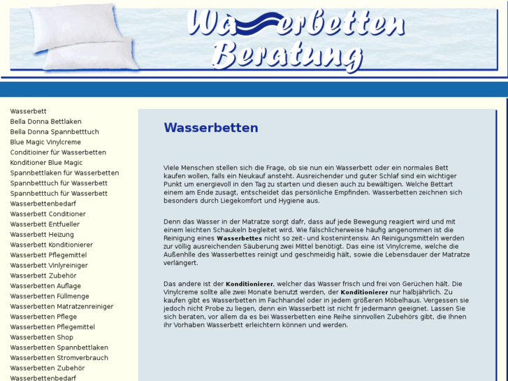 www.wasserbetten-beratung.com