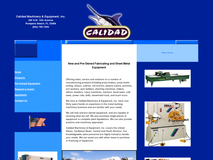 www.calidadmachinery.com