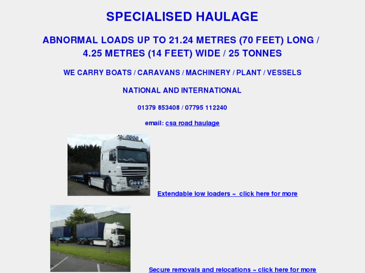 www.csaroadhaulage.com