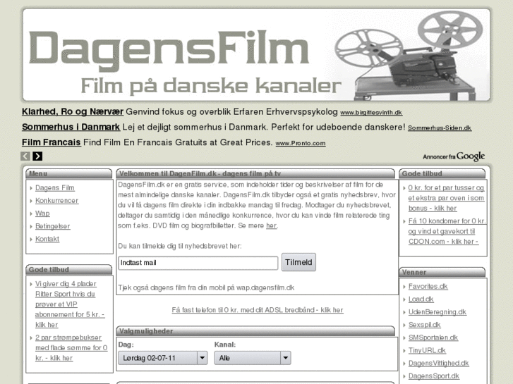 www.dagensfilm.dk