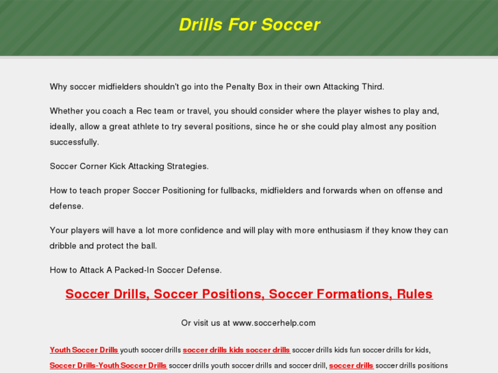 www.drillsforsoccer.org