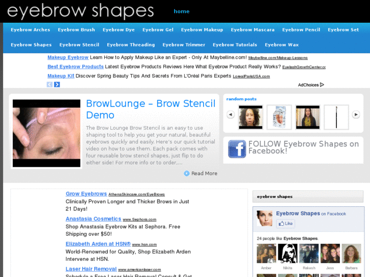 www.eyebrowshapes.net