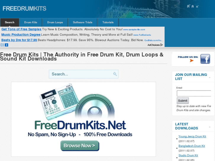 www.freedrumkits.net