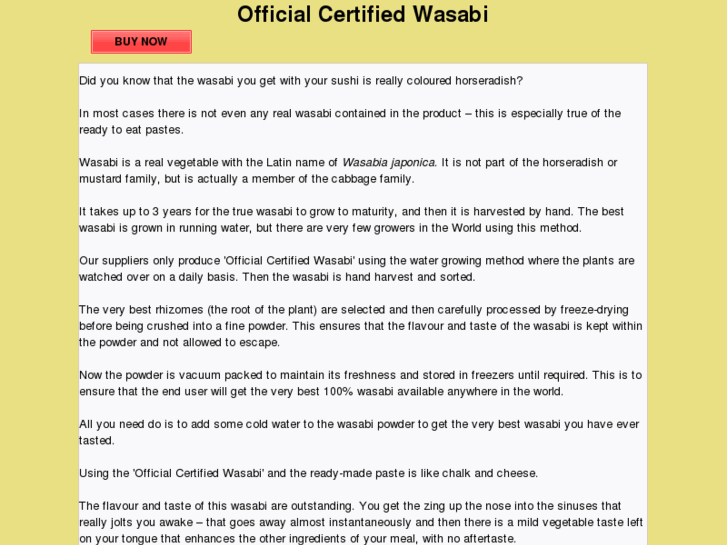 www.officialcertifiedwasabi.com