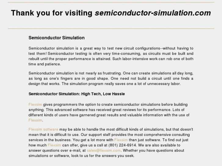 www.semiconductor-simulation.com
