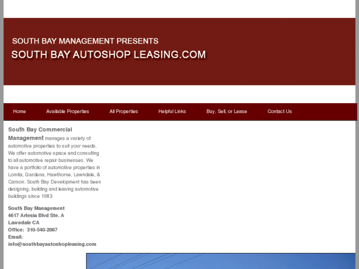 www.southbayautoshopleasing.com