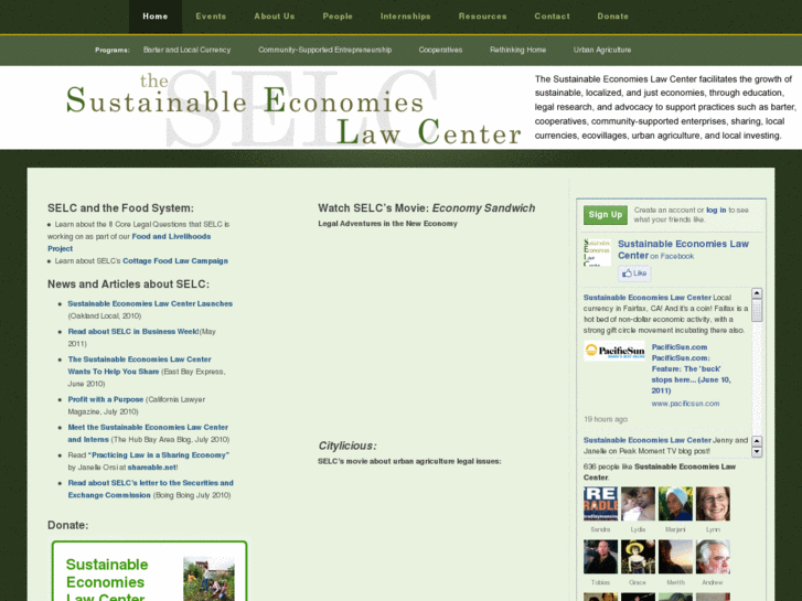 www.sustainableeconomieslawcenter.org