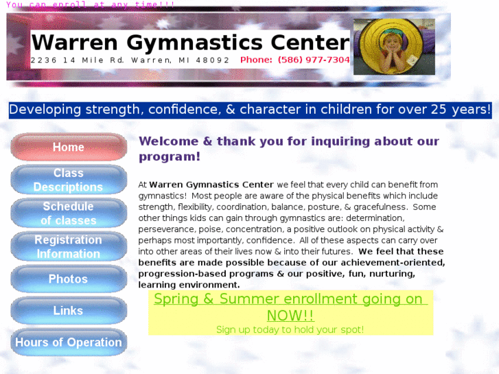 www.warrengymnasticscenter.com