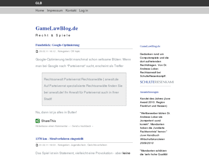 www.gamelawblog.de