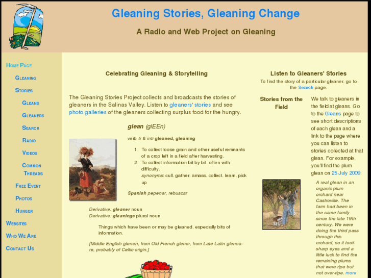 www.gleaningstories.org